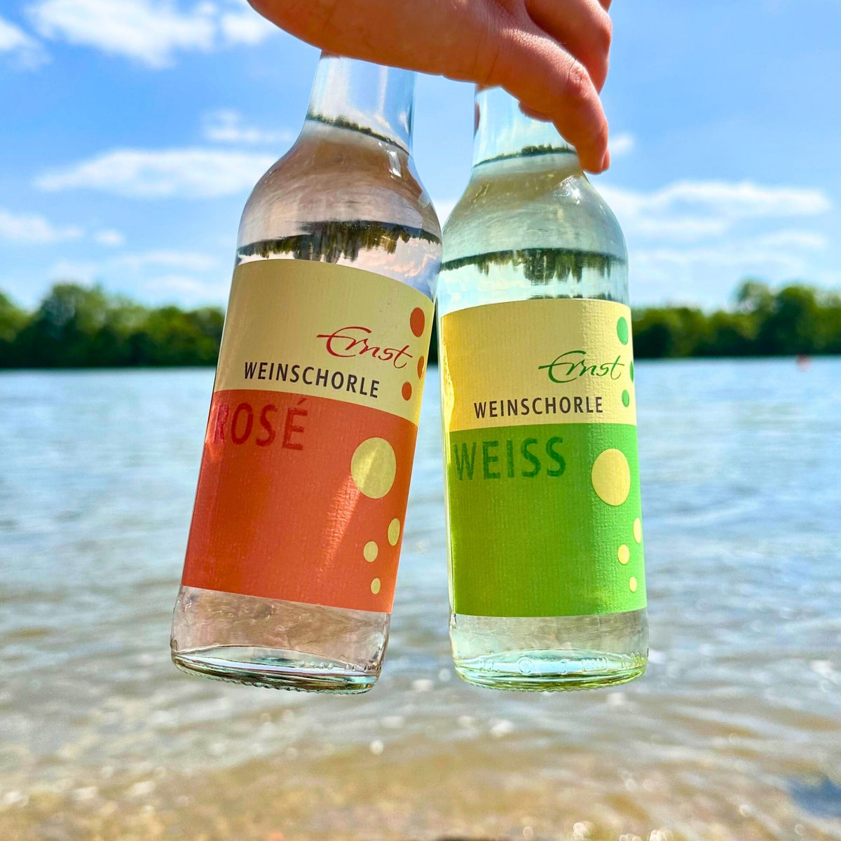 Weinschorle Flasche für unterwegs - Weingut Ernst