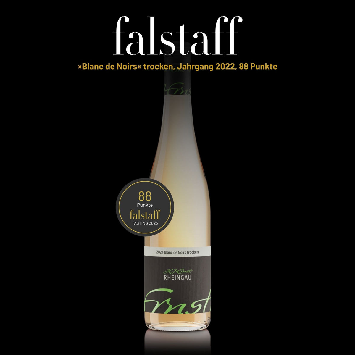Blanc de Noirs trocken Falstaff Auszeichnung - Weingut Ernst