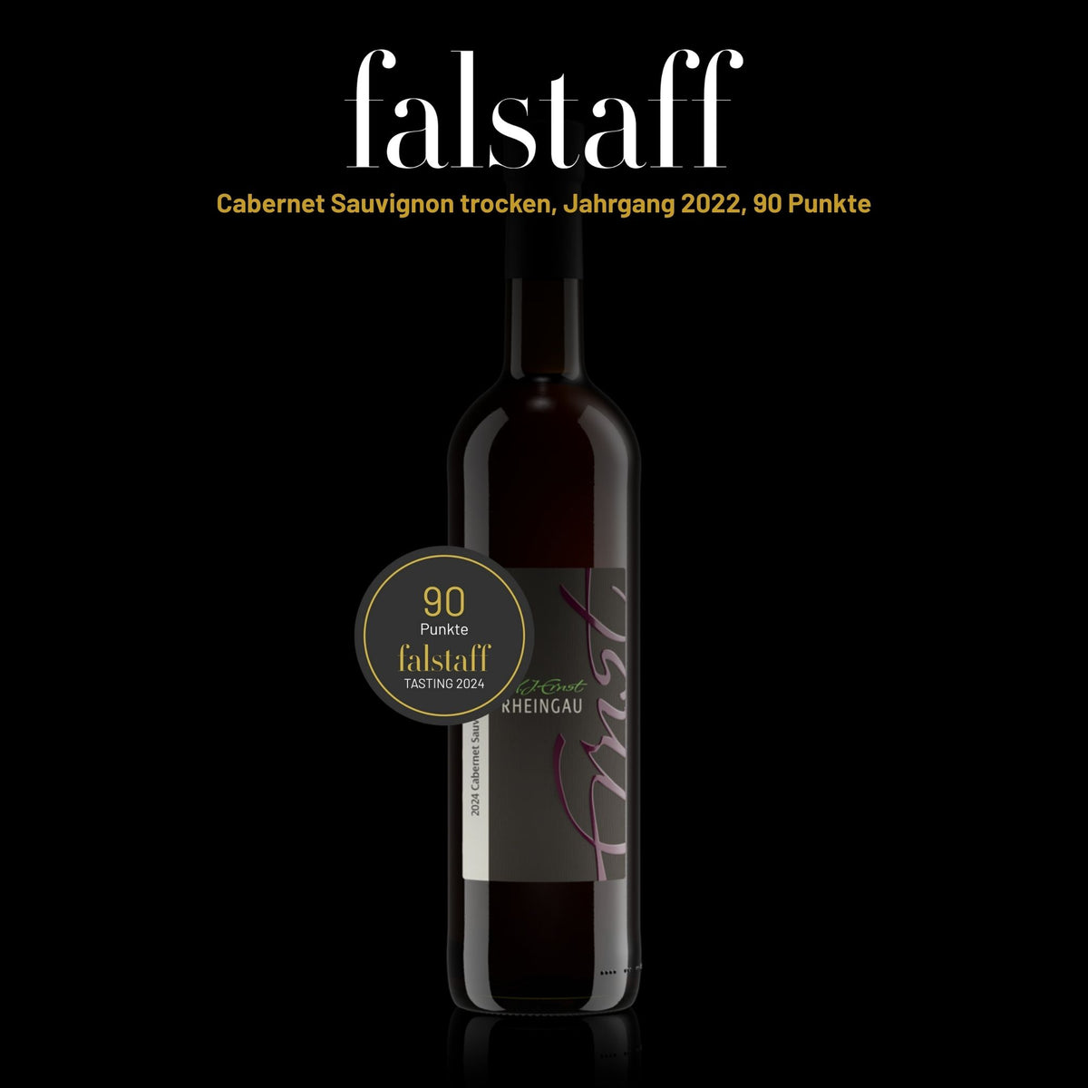 Cabernet Sauvignon trocken Falstaff Auszeichnung - Weingut Ernst